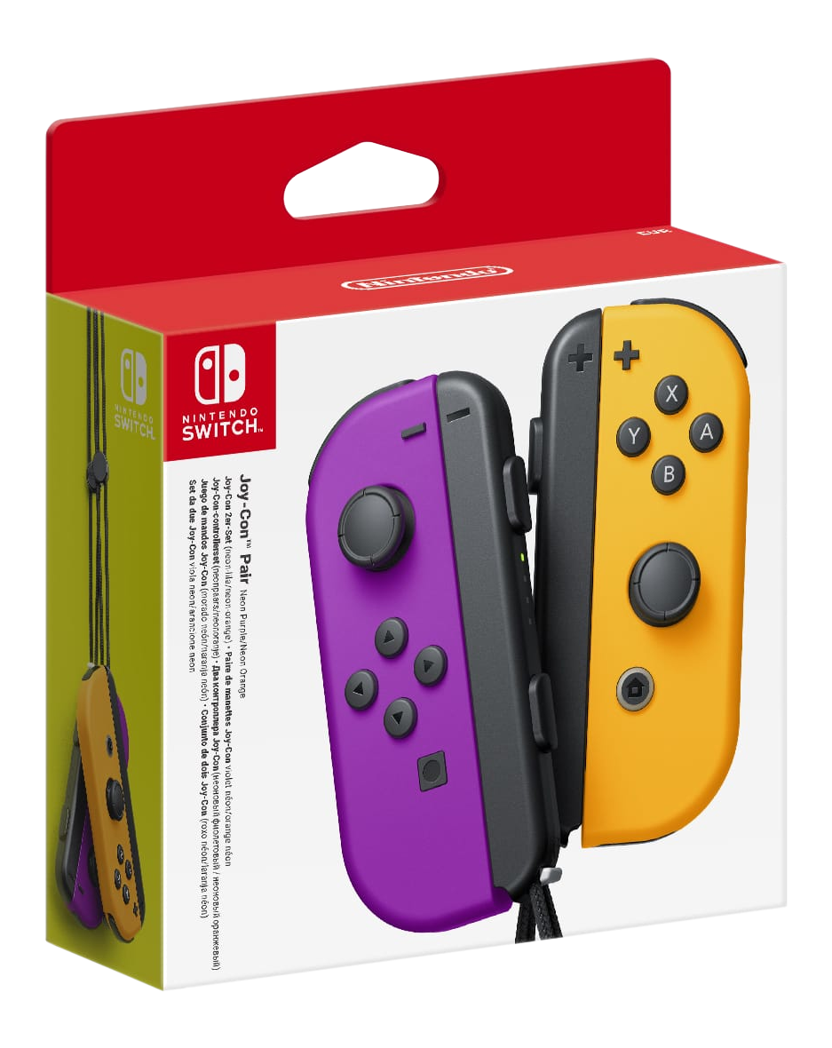 NINTENDO Switch Joy-Con | Controller (Neon-Lila/Neon-Orange