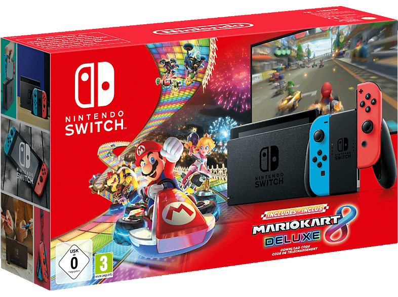 Nintendo Switch Mario Kart 8 Deluxe Bundle Spielekonsole Kaufen Saturn