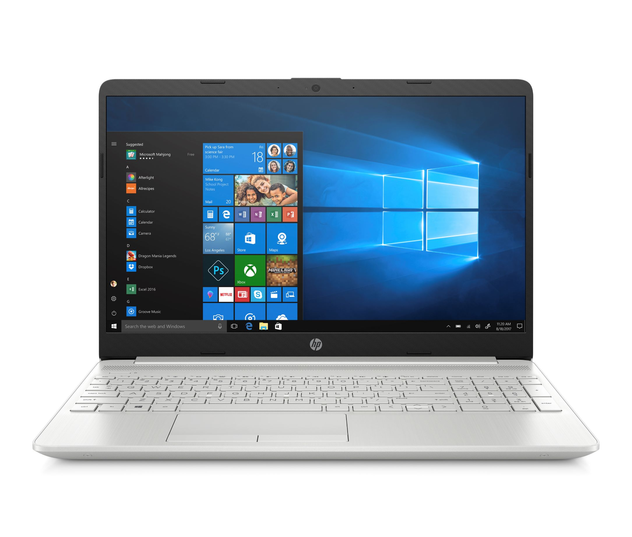 HP 8KE20EA 15.6''/i5 10210U/8GB RAM/256GB SSD/MX130 2GB/Win10 Laptop Gümüş