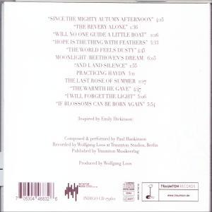 Paul Dear (CD) Hankinson Emily - -