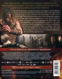 Eine DVD-Hülle mit einem Mann, der einen Kopf hält, mit Text auf Deutsch.