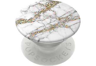 POPSOCKETS Gold Sparkle Marble - Maniglia e supporto del telefono (Bianco/Oro)