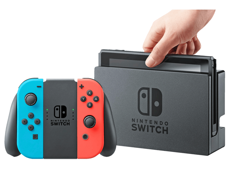 NINTENDO Switch Rood / Blauw + Mario Kart 8 Deluxe (10003975)