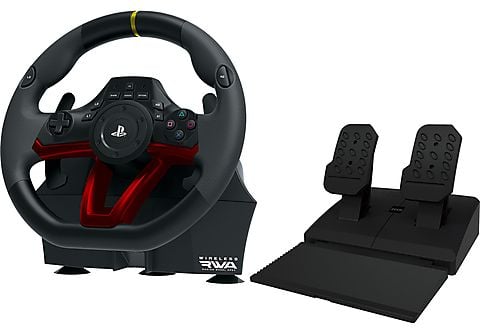 Volante  Hori Wireless RWA (Racing Wheel Apex) + Pedales, Para PS5, PS4 y  PC, Inalámbrico, Bluetooth, Negro