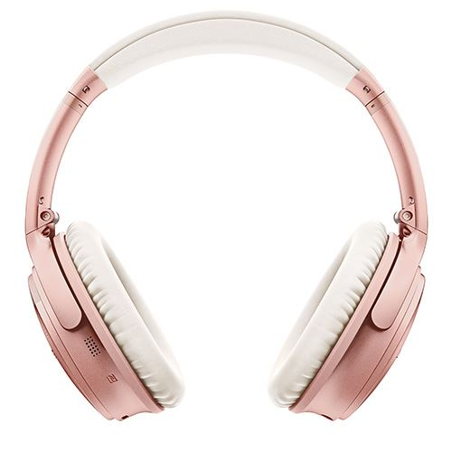 Auriculares inalámbricos - Bose QuietComfort 35 II, Cancelación de ruido, Control por voz, Bluetooth, Oro rosa