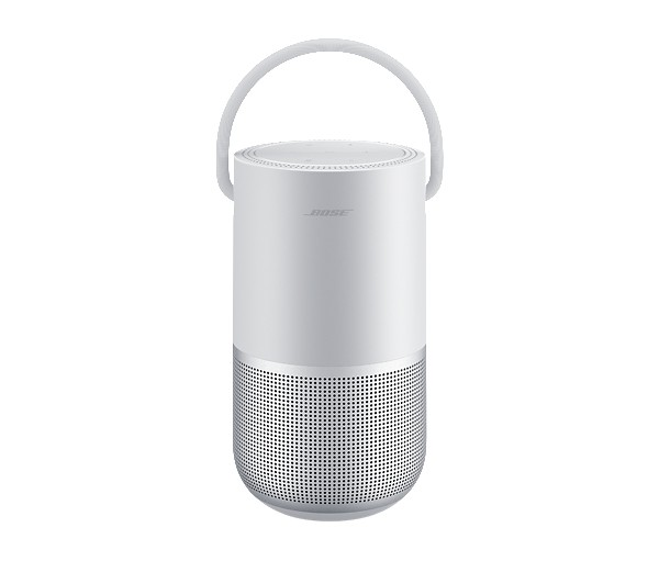 Altavoz Bose Portable home speaker wifi bluetooth control de voz 12h autonomía plata inteligente google assistant y alexa blanco smart integrado