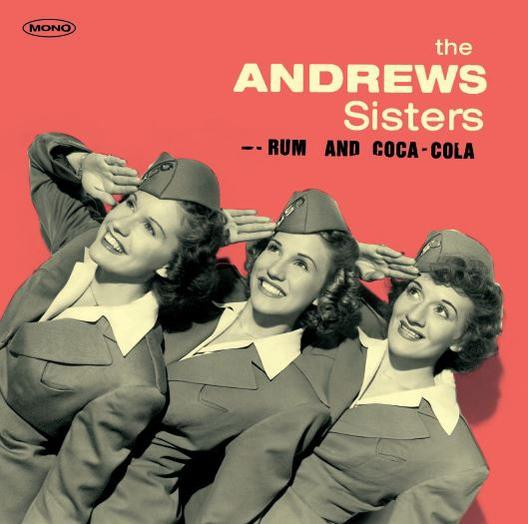 Albumcover: Drei Frauen in Militäruniformen salutieren vor rotem Hintergrund mit weißem Text.