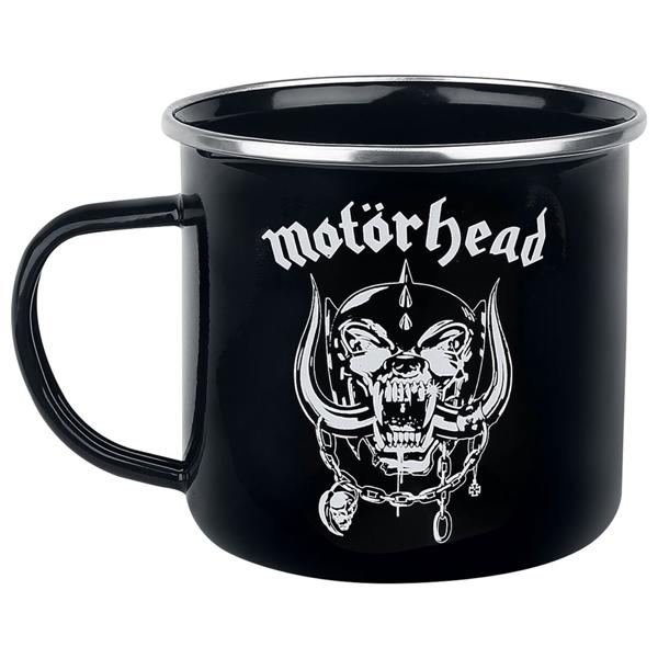 KLANGUNDKLEID.DE Motörhead Tasse WARPIG Emailltasse Tasse