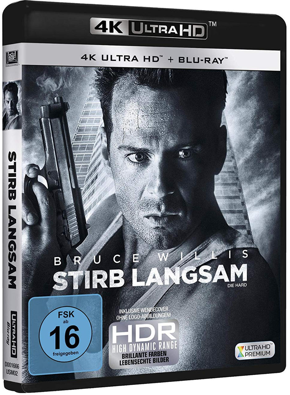 DVD-Cover: Bruce Willis hält eine Waffe, mit Text auf dem Cover.