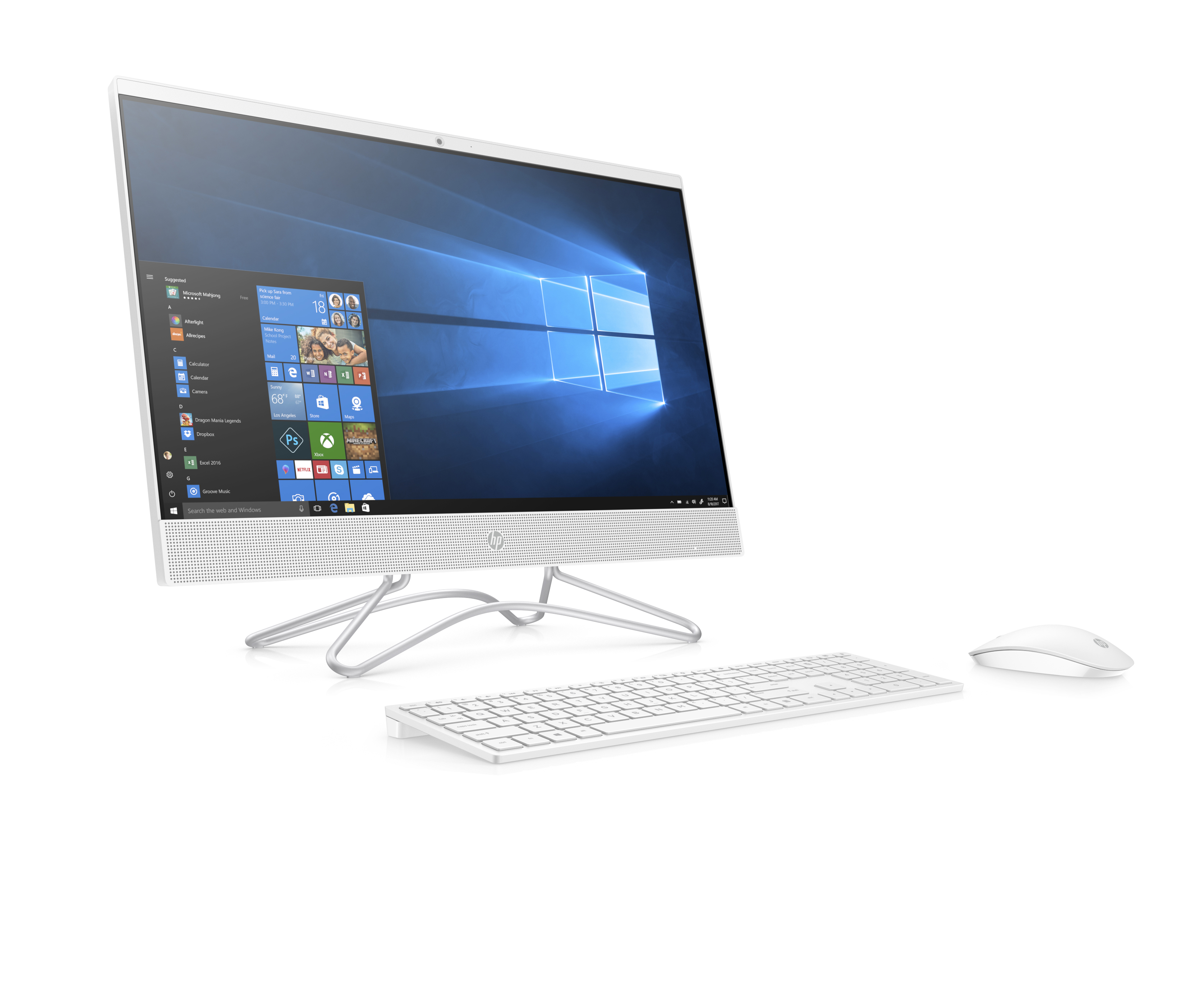 HP 8UH13EA 24-f0058nt/i7-9700T/8/512GB SSD/2GB DDR5 MX110 Grafik Kartı All-In-One PC Beyaz
