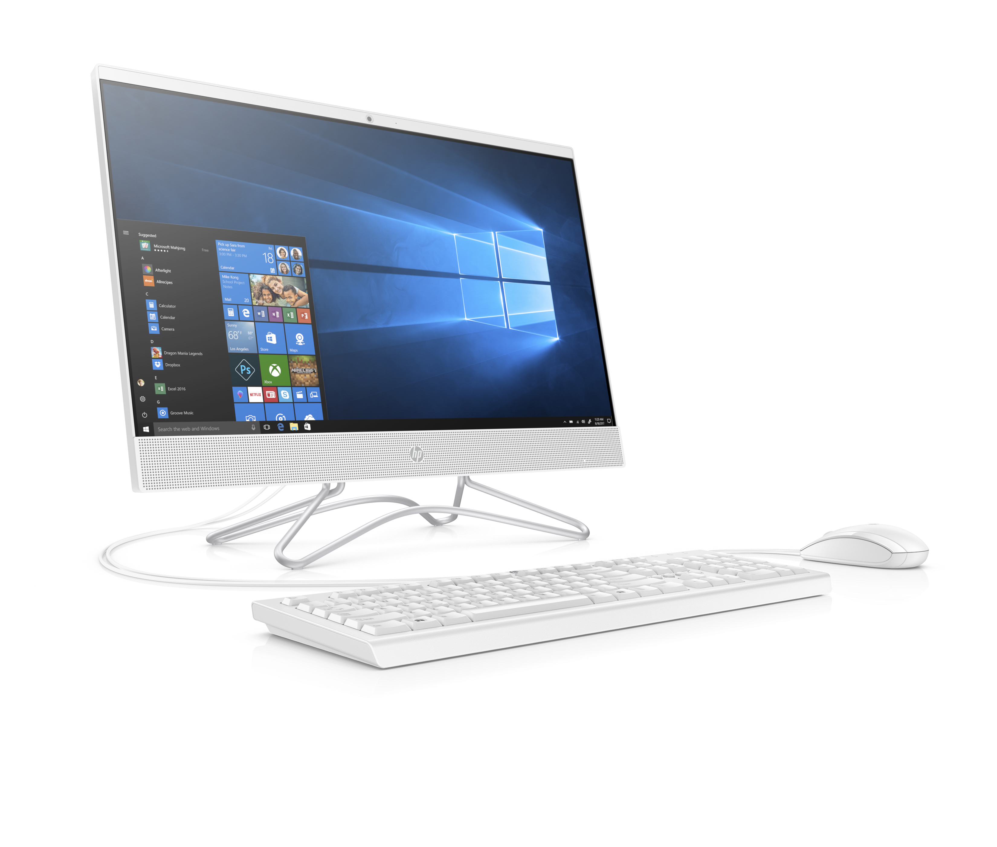 HP 8UH11EA 24-f0057nt Intel Core i5-9400T All in One PC Beyaz