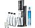 SODASTREAM Crystal Megapack - Machines à eau soda (Noir/Argent)