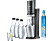 SODASTREAM Crystal Megapack - Wassersprudler (Schwarz/Silber)