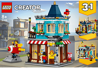 LEGO 31105 Spielzeugladen im Stadthaus Spielset, Mehrfarbig