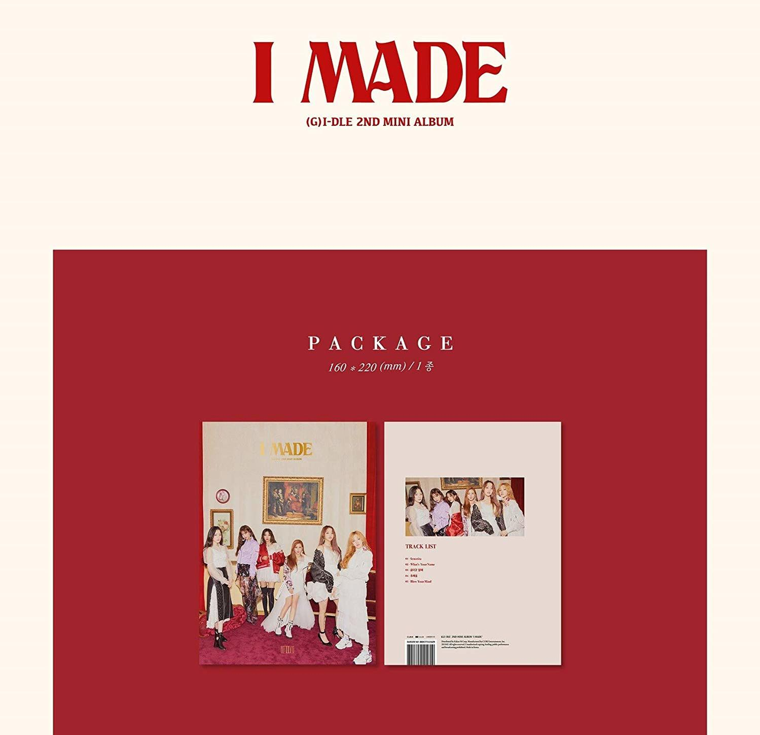 (g)i-dle - I Made Album) Mini - Buch) (CD (2nd 