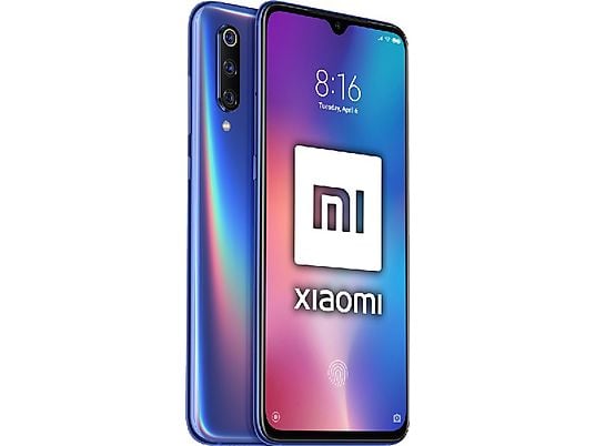 Móvil - Xiaomi Mi 9, Azul, 128 GB, 6 GB RAM, 6.4" Full HD+, Snapdragon 855, 3300 mAh, Android