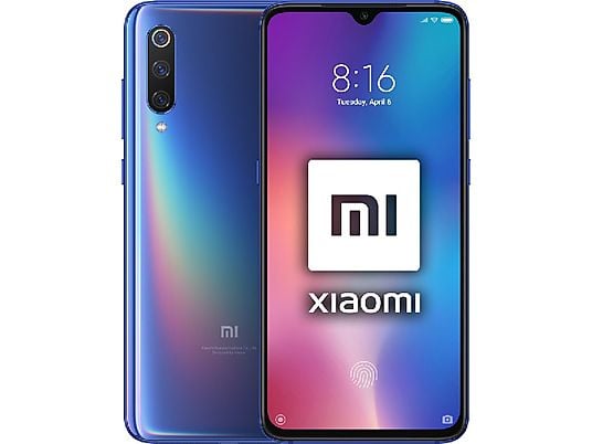 Móvil - Xiaomi Mi 9, Azul, 128 GB, 6 GB RAM, 6.4" Full HD+, Snapdragon 855, 3300 mAh, Android