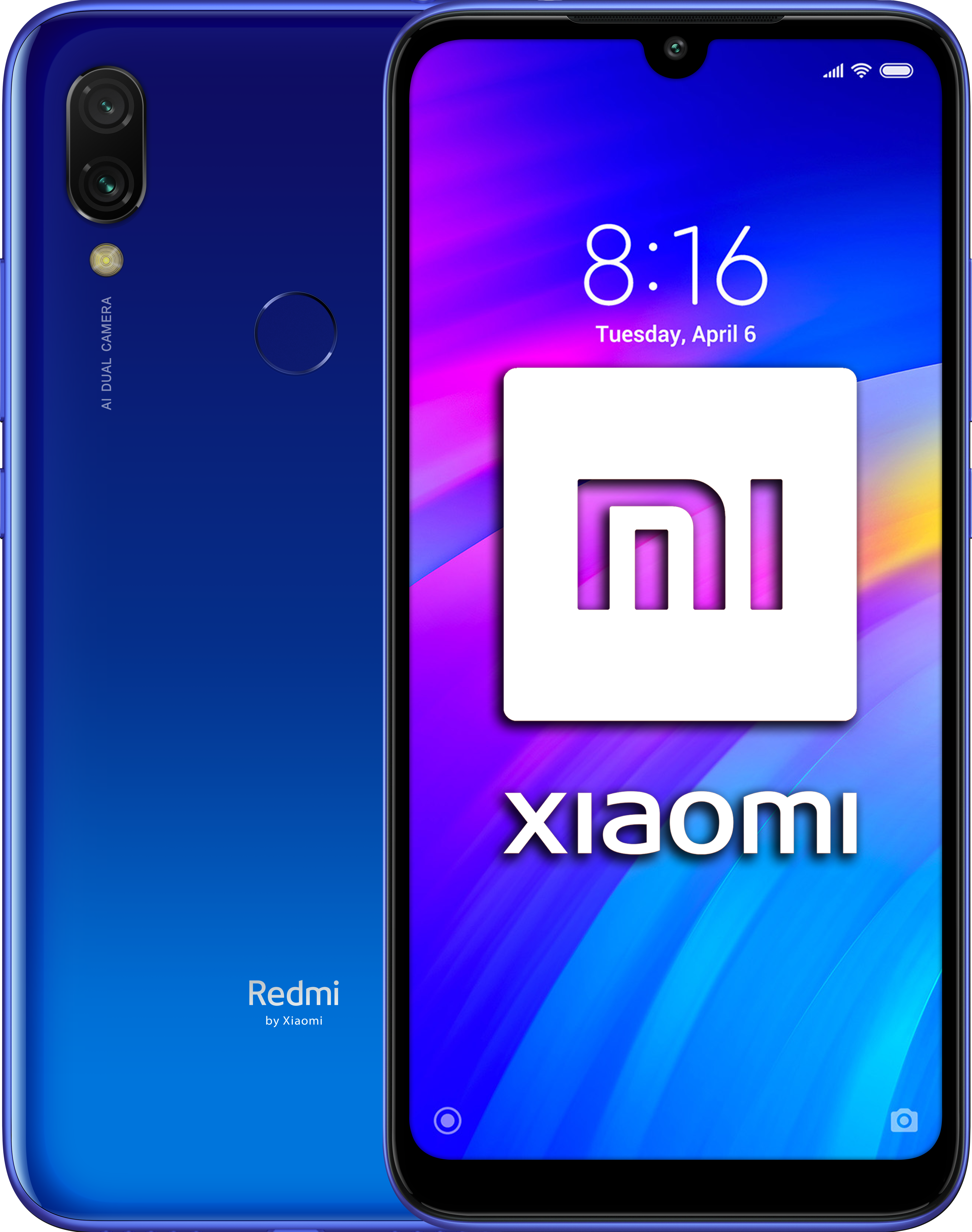Móvil - Xiaomi Redmi 7, Azul, 32 GB, 3 GB RAM, 6.26", Snapdragon 632, 4000 mAh, Android