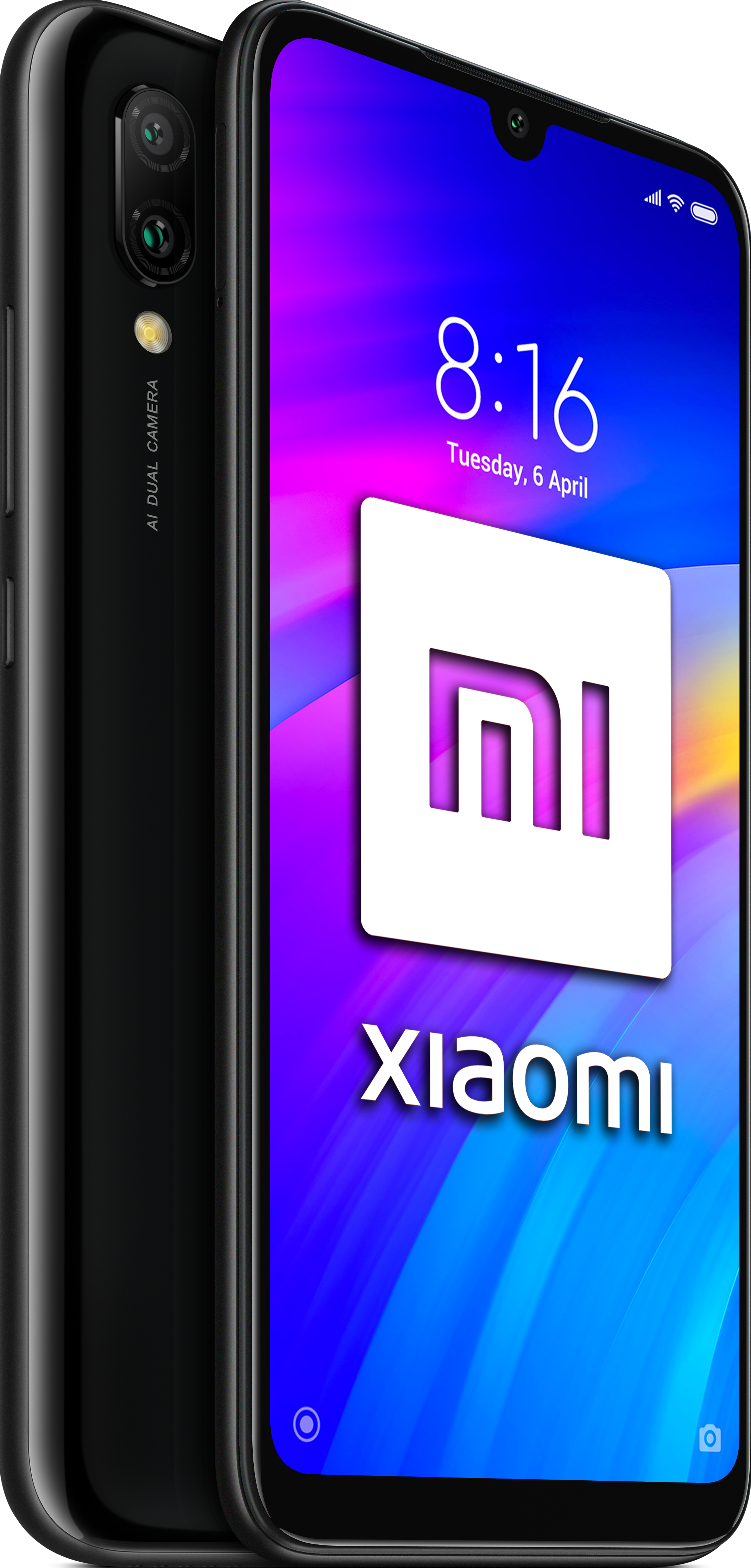 Móvil - Xiaomi Redmi 7, Negro, 32 GB, 3 GB RAM, 6.26", Snapdragon 632, 4000 mAh, Android
