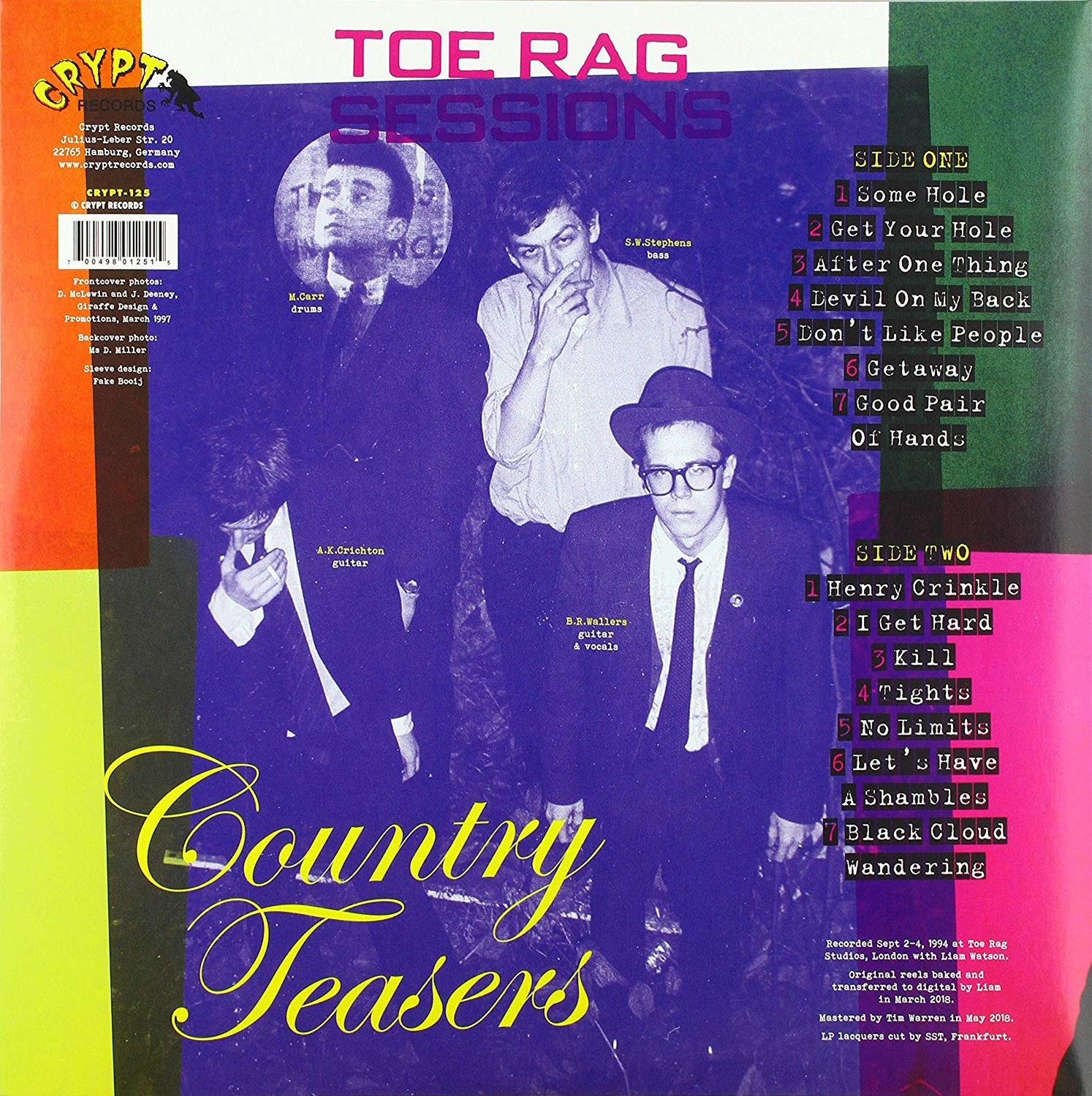 Country Teasers - Toe Rag Sessions,September 1994  - (Vinyl)