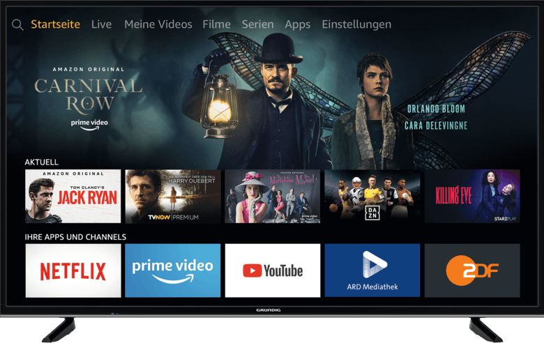 GRUNDIG 49GUB7062 FIRE TV EDITION LED TV (Flat, 49 Zoll / 123 cm, UHD 4K, SMART TV, Fire TV Experience)