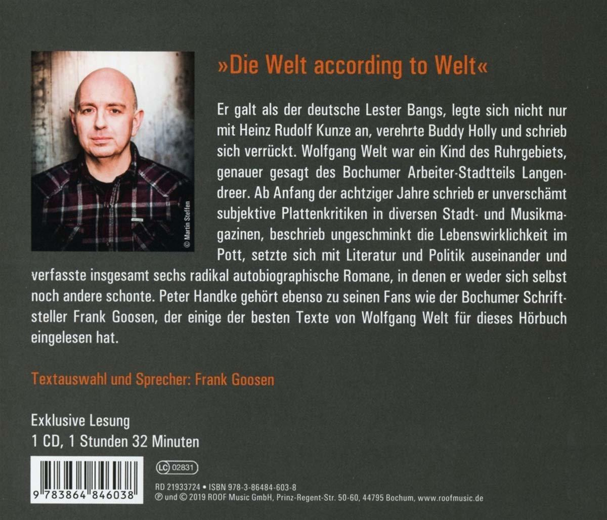 Frank Goosen - Ich Schrieb Mich Verrückt (Jewel Case)  - (CD)
