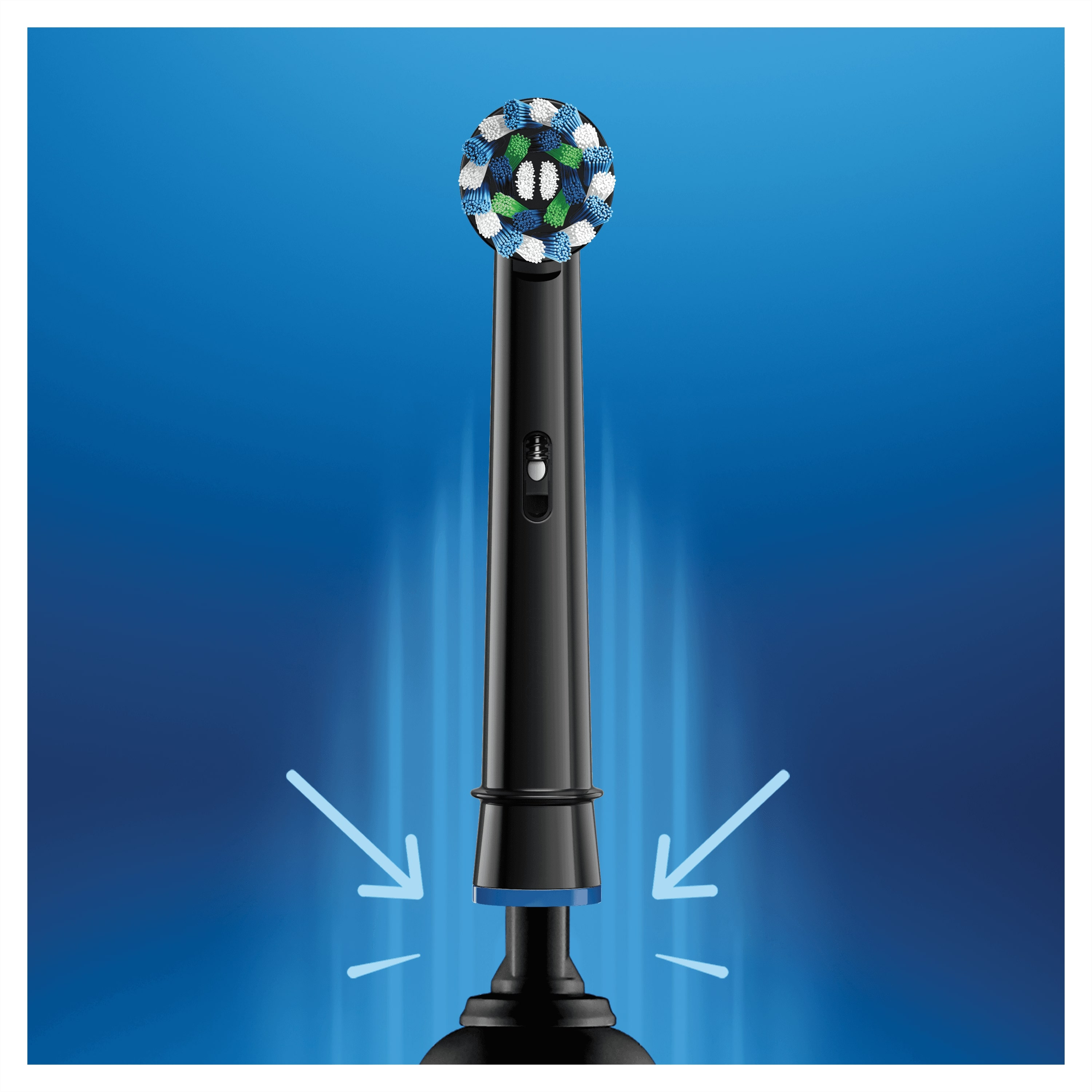 ORAL-B 4 Stück CrossAction Black Edition Aufsteckbürsten