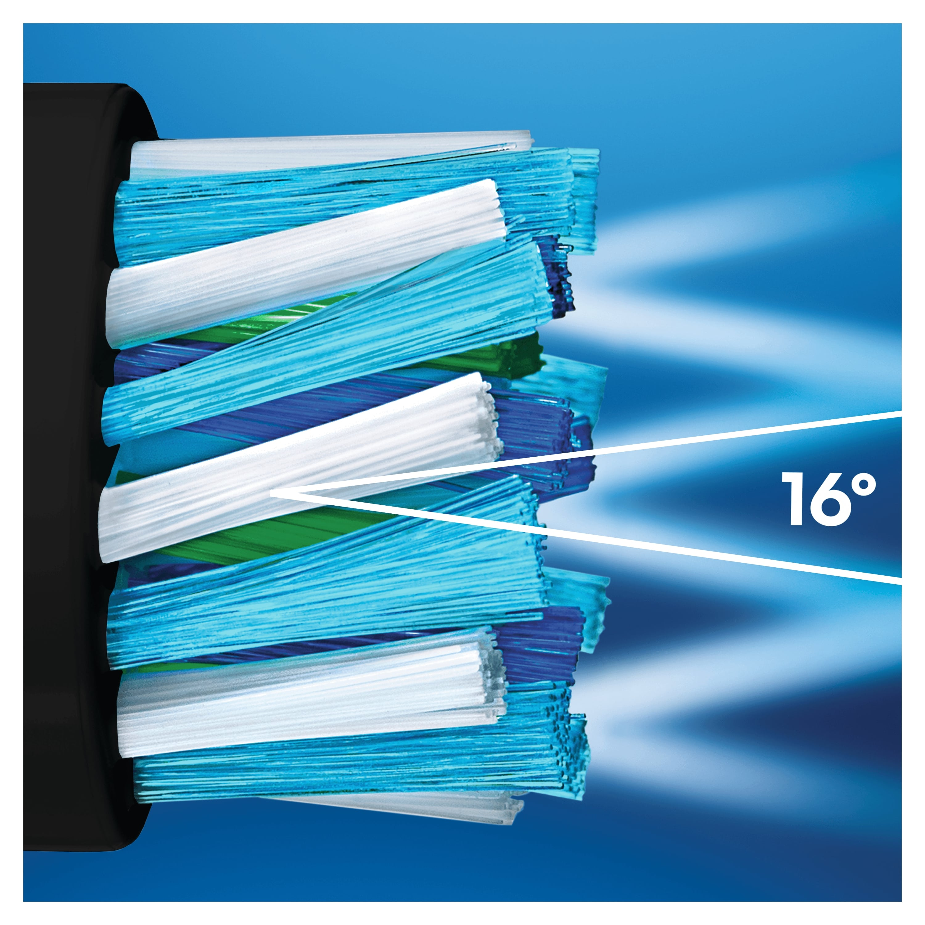 ORAL-B 4 Stück CrossAction Black Edition Aufsteckbürsten