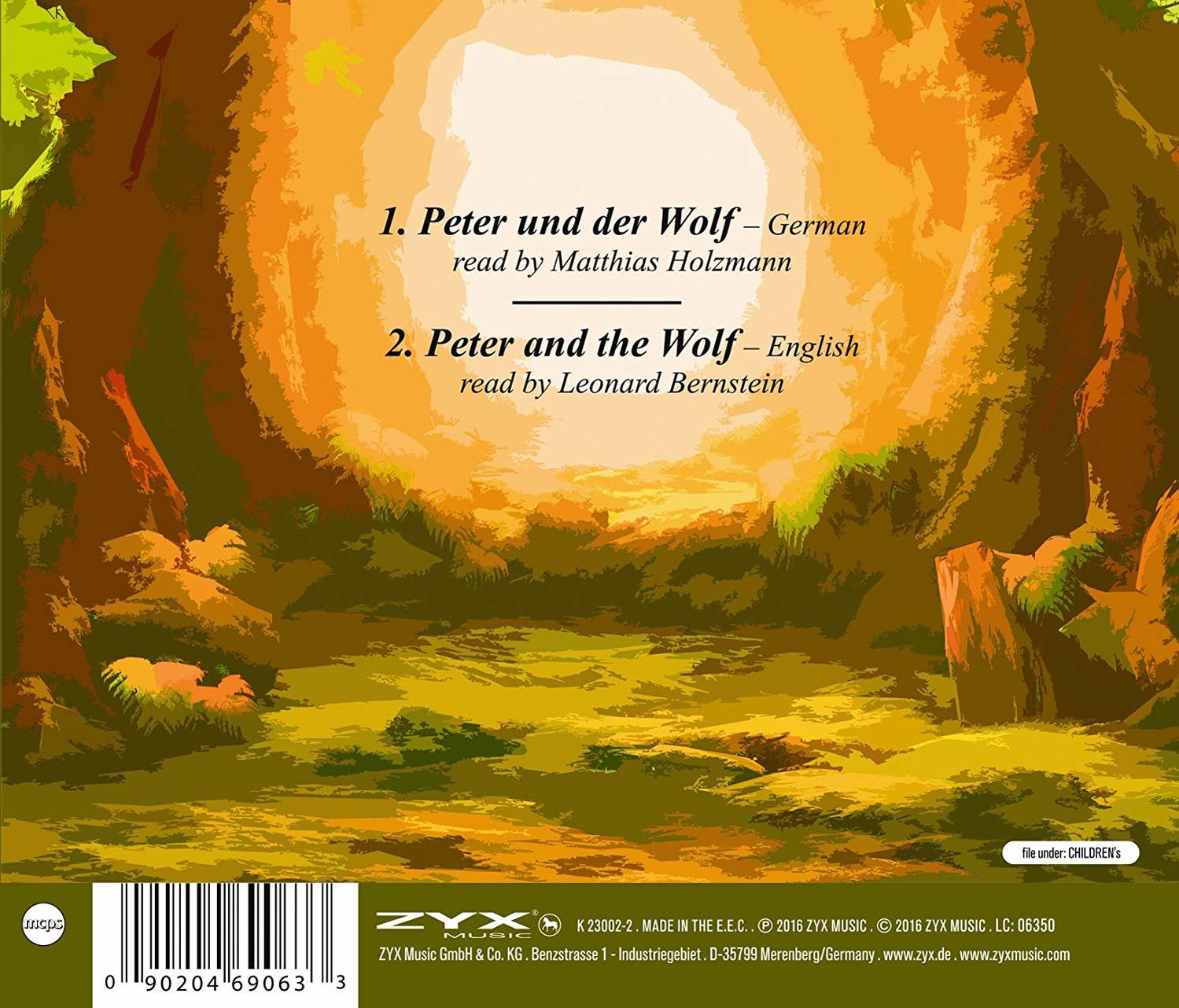 Read By Leonard Bernstein - Peter and the Wolf-Classic for Kids  - (CD)
