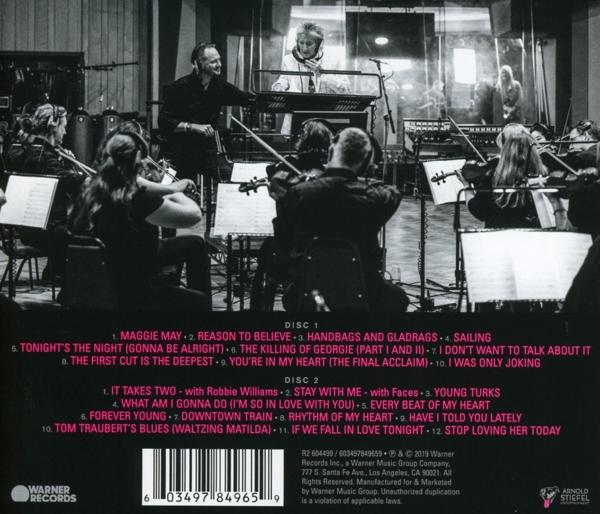 Achterkant album met tracklist en productiecredits.