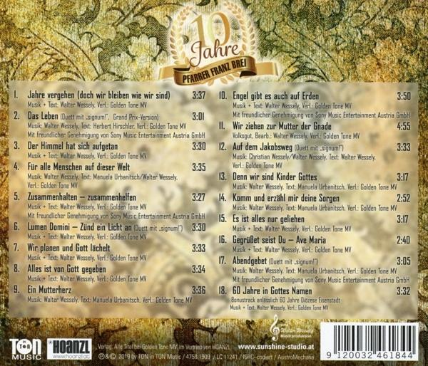 Franz Pfarrer Brei - Alles ist von Gott gegeben-10 Jahre Pfarrer Franz Brei [CD]