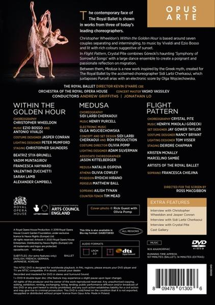 Jonathan/orchestra Of The Royal Opera House/+ Lo - Within the Golden Hour/Medusa/Flight Pattern  - (DVD)