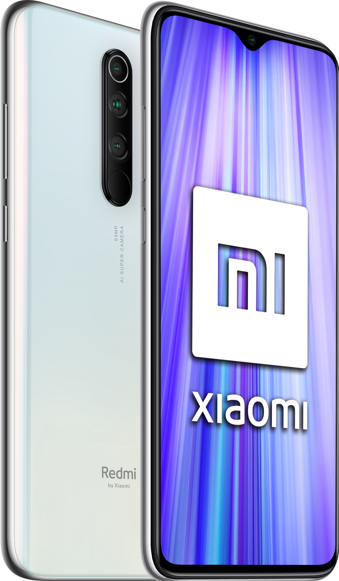 Móvil - Xiaomi Redmi Note 8 Pro, Blanco, 128 GB, 6 GB RAM, 6.53" Full HD+, Helio G90T, 4500 mAh, Android