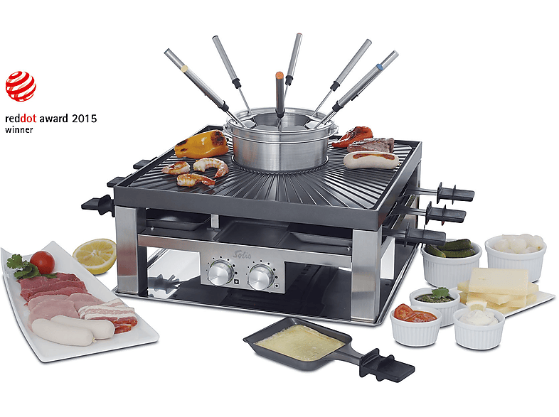 SOLIS Raclette Combi-Grill 3in1 (977.21) Combi-Grill 3 in 1 (in ...