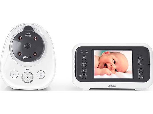 ALECTO DVM-77 - Babyphone (Weiss/Grau)