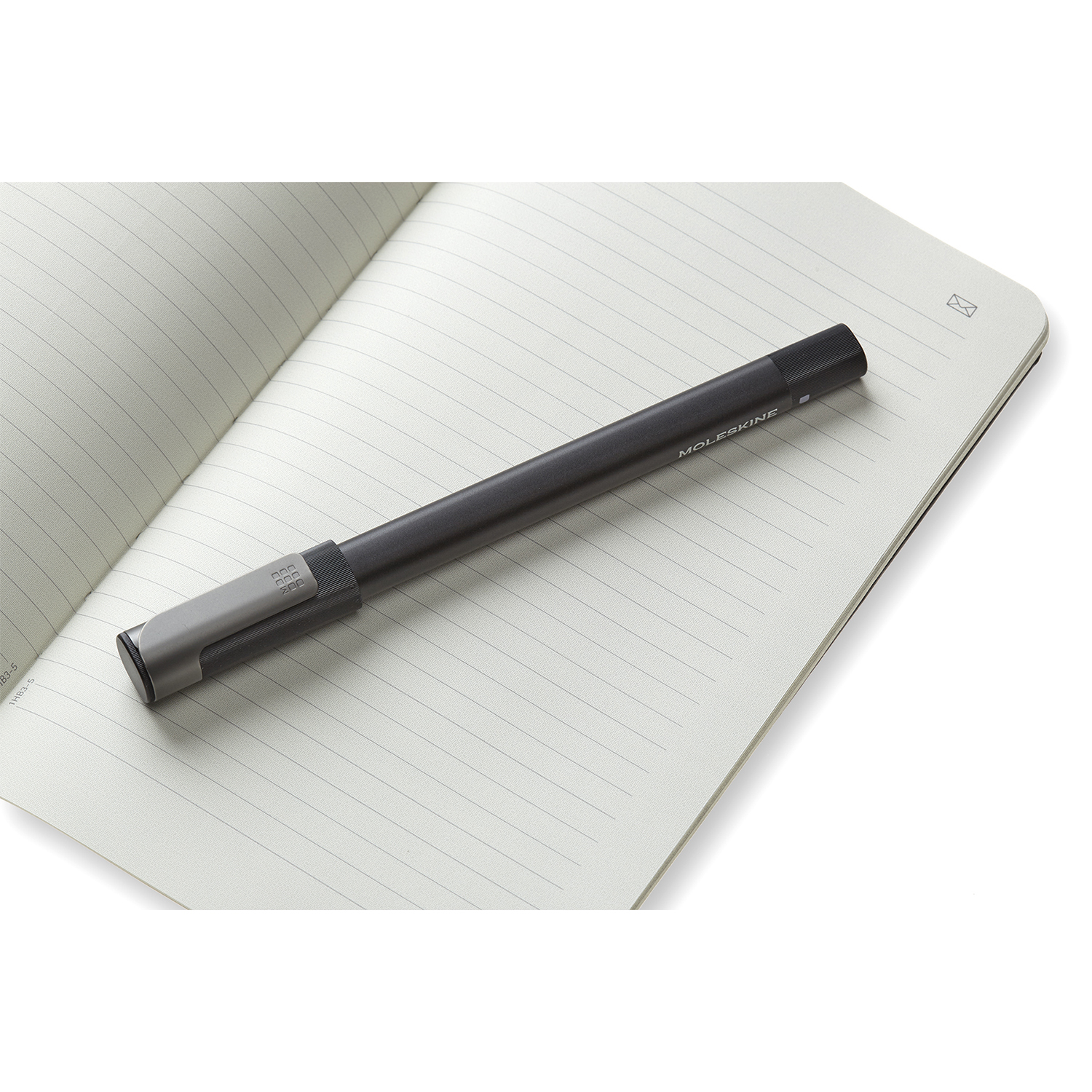 Bolígrafo inteligente - Moleskine Smart Writing Set, Escritura digitalizada, Bluetooth, Negro