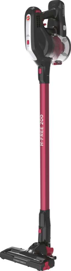 HOOVER H-FREE 200 - Aspirateur balai sans fil (Noir/Rouge)