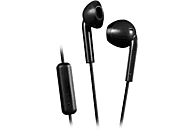 Auriculares - JVC HA-F17M-B-E, De botón, Con cable, Micrófono, IPX2, Negro