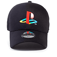 DIFUZED Playstation - Logo Seamless Cap Cap, Schwarz