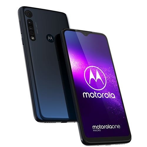 Móvil - Motorola One Macro, Azul, 64 GB, 4 GB RAM, 6.2" HD+, Cortex-A73, 4000 mAh, Android