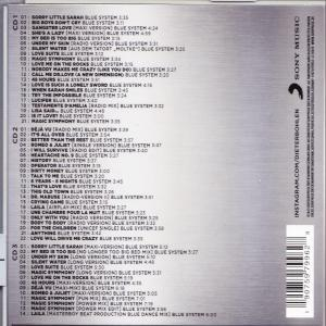 Das Albumcover enthält eine Titelliste für eine CD, einschließlich einer Titelliste.