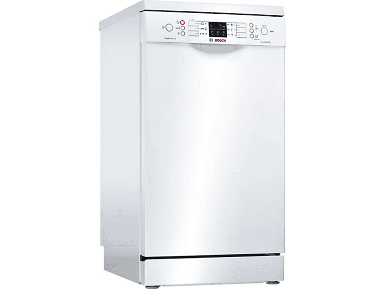 Lavavajillas - Bosch SPS46MW01E, 10 cubiertos, 3ª bandeja VarioDrawer, 44 dB, 45 cm, A+, Blanco