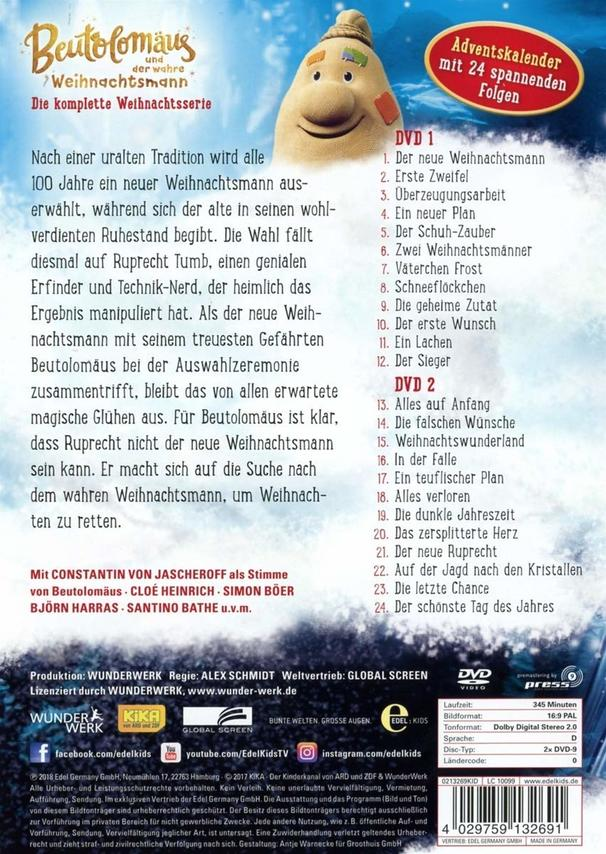 Beutolomäus-(1) Staffelbox-der Wahre Weihnachtsmann DVD