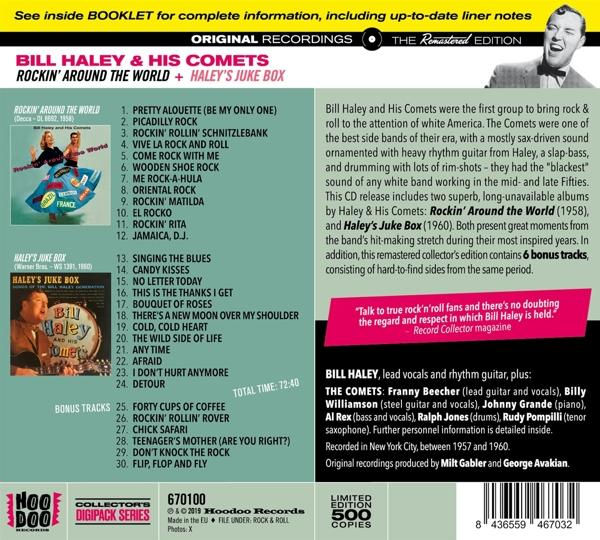 Bill Haley Rockin\' - Juke World+Haley\'s Around Comets (CD) & - His The Box+6 B