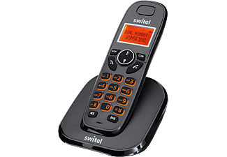 SWITEL E1500 - Telefono cordless (Nero)