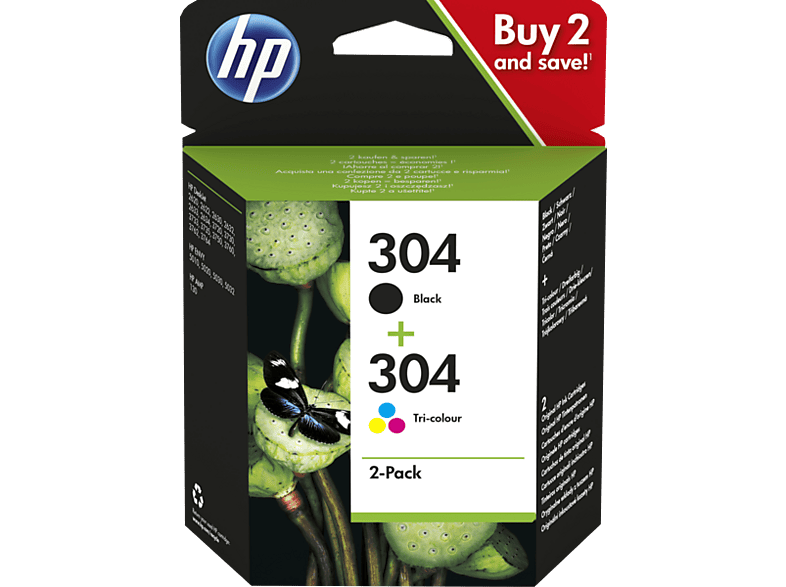 HP 304 Zwart/kleur
