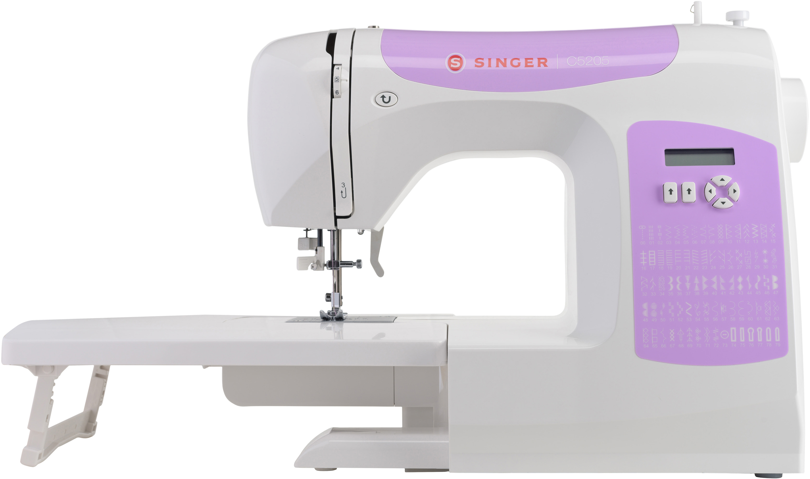 SINGER C5205 Freiarm-Nähmaschine (60 Watt)