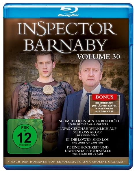 DVD-Cover. Zwei Männer und der Titel „Inspector Barnaby“.