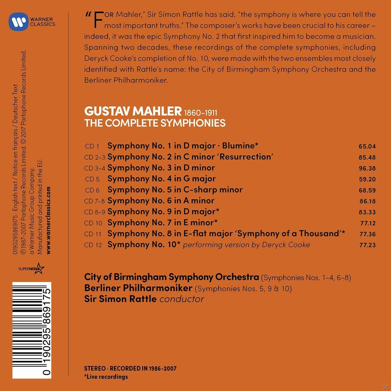CD-Hülle mit Text über eine Symphonie und einer Titelliste.