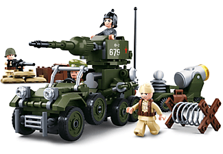 SLUBAN WWII - Kampfverband 4-in-1 (334 Teile) Konstruktionsspielzeug, Mehrfarbig